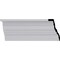 Ekena Millwork 8 1/4"H x 6 1/4"P x 10 3/8"F x 94 1/2"L Amelia Smooth Crown Moulding MLD08X06X10AM - alternate 1